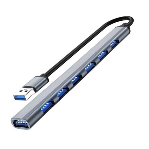 Multi 7-ports Splitter Hög Hastighet 5Gbps För PC Dator Multiport USB