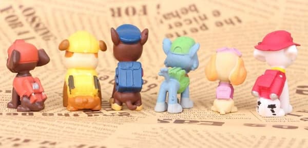 PAW PATROL 12 stk FIGURER Julegaver-FA-