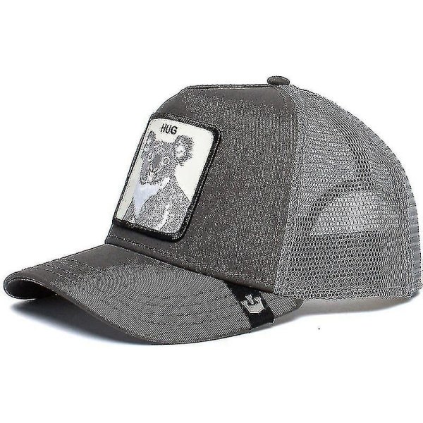 Svart Panther Mesh Cap för Vuxna, Sommar Baseballkeps, Trucker Cap W-WELLNGS Koala Koala