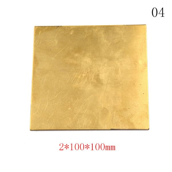 Messinki Metalli Ohut Levy Foliolevy 2*100*100mm