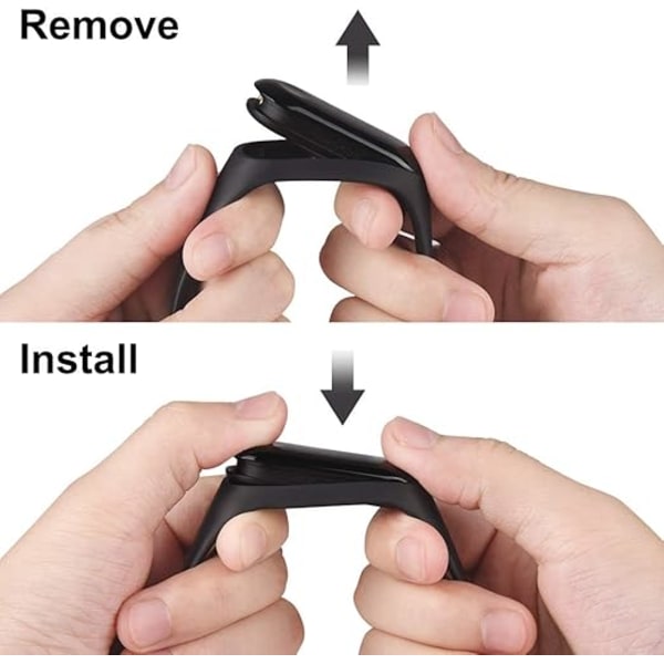 Armband för Xiaomi Mi Band 5/6, Klassiska och färgglada mjuka silikonarmband för Amazfit Band 5.