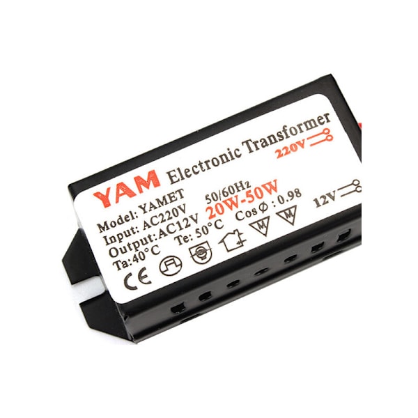 220V till 12V Elektronisk Transformator Spänningsomvandlare Intelligent