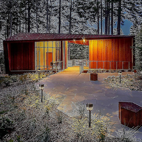 2-pakkia aurinkokennolamppuja ulkokoristeluun, vedenkestäviä
