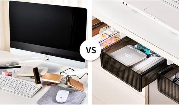 Self-Adhesive Drawer, Hidden Under Desk Drawer, Drawer Organizer-FA-