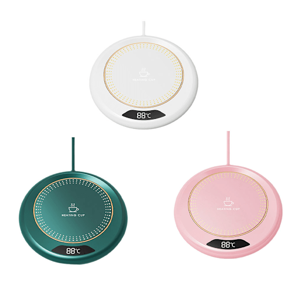 ABS USB konstant temperatur drikkeunderlag med et-klik start green