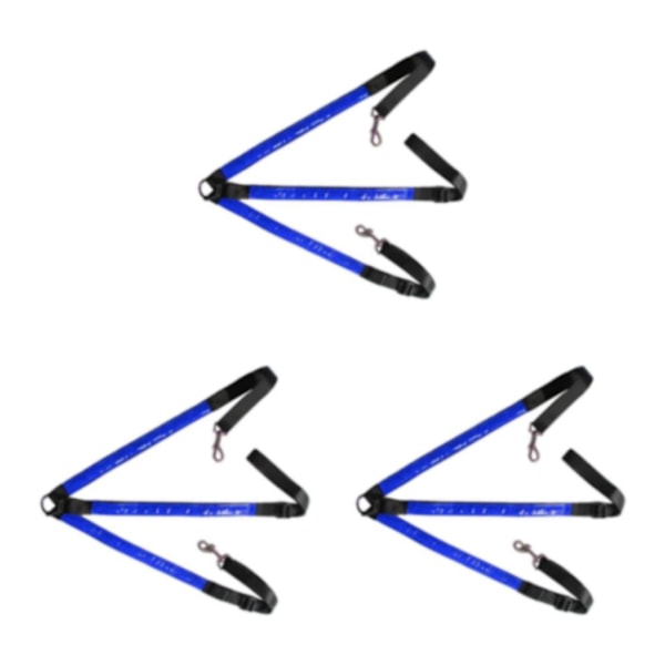 1/2/3/5 justerbar LED-hestebrystkrave meget synlig Blue-FA3- Blue 3PCS