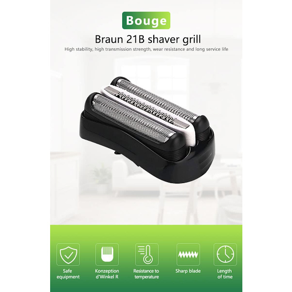Braun S3 Barberhode Erstatning, 3040s 3000s 3050cc 3010a 3070cc 3080s 3090s 310s 3020s 330s 370cc-4 Braun 32B Barberhode