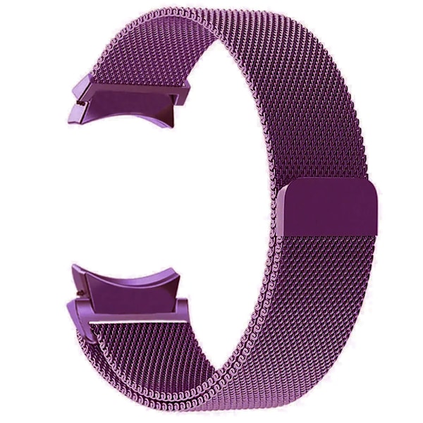 20mm armband för Samsung Galaxy Watch 6/5/4/Classic 47mm 43mm 40mm 44mm Milanese Loop Armband correa Galaxy Watch 5 pro 45mm rem Purple