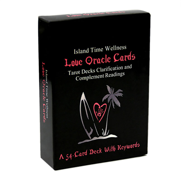 54 kort Louc Oracle kort Island Time Wellness Läs Fate Tarot