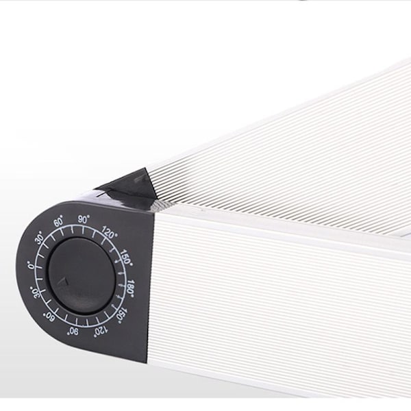 Hopfällbart Laptopbord, Aluminium ergonomiskt stativ (vit) silver 875