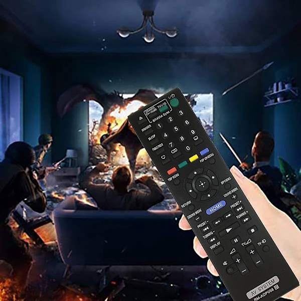 -ADP058 Kauko-ohjain kotiteatterille Blu-ray kauko-ohjain Bdv-e280 Bdv-e380 kauko-ohjain [DB] black