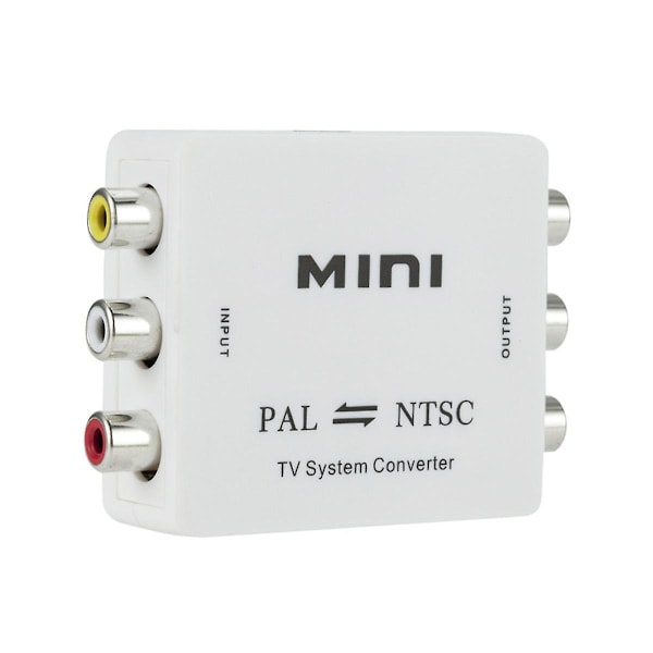 Mini Pal Ntsc Tovejs TV System Konverter Switch Pal til Ntsc Ntsc til Pal Dobbeltvejs TV Compos