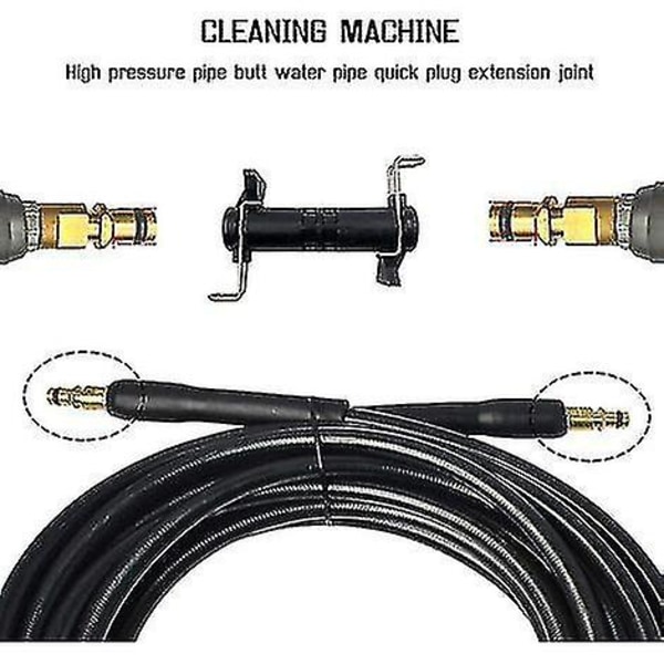 Højtryksvasker Slangekobling Adapter - Forlængelse Kompatibel med Karcher K2 K3 K4 K5 K6 K7