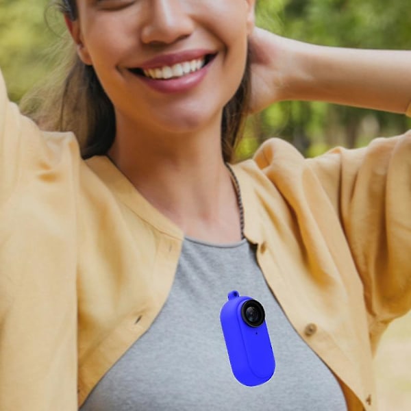 Støtsikkert mykt deksel for Insta360 GO 2-kamera Black