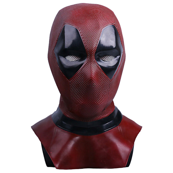 Deadpool Cosplay Wade Winston Wilson Mask i Naturligt Latex - U-Boat Deuce Halloweenfest Kostymrekvis