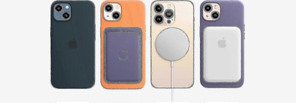 Läderfodral för iPhone 13 Mini läderfodral med Magsafe-FA-