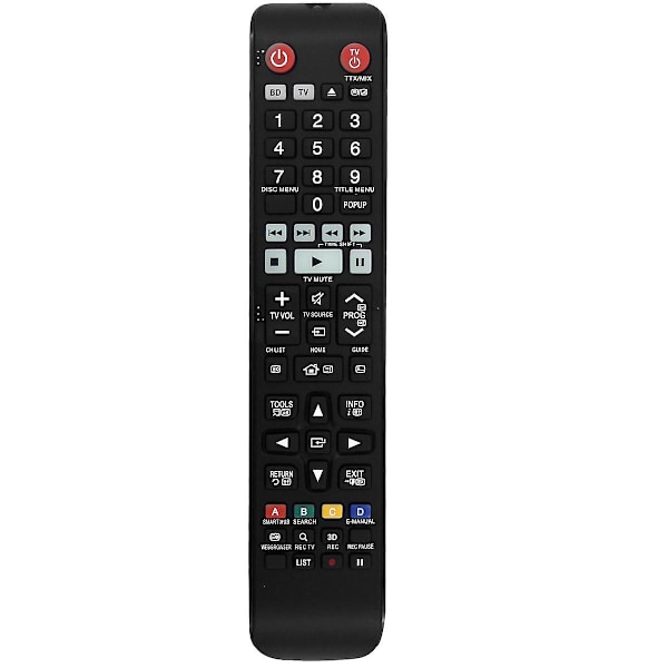 Ersättningsfjernkontroll AK59-00176A for Samsung Blu-ray-spiller BD-H8500 BDH8900A/XY BD-H8500A/XY BD-H8900A/XY [DB] Black