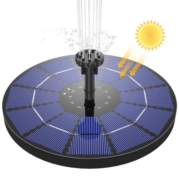 3,5W solcellsfontänpump, solcellsvattenpump flytande fontän