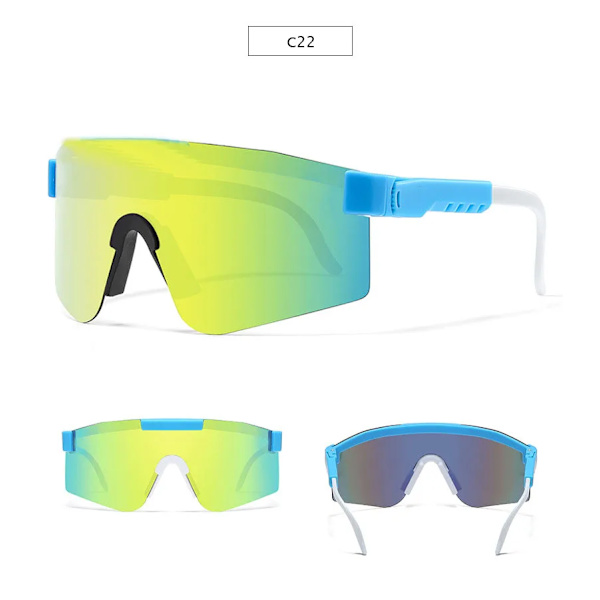 Twooo 1147 Vipers solbriller Designer Oversized Sykkelbriller Menn Utendørs Sportsolbriller C22