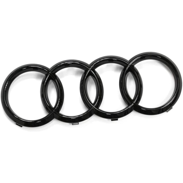 273 mm Audi 82A071801 Grillskylt, Ringe Black Edition Emblem Svart