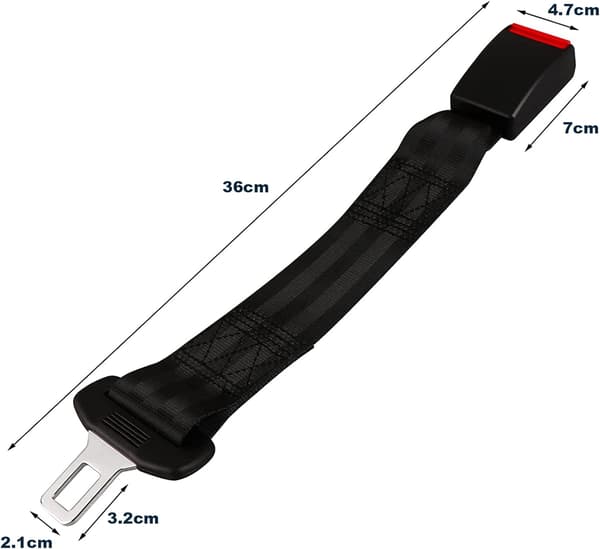 Seleforlænger spænde, justerbar 26-80cm, 2-pak-FA-