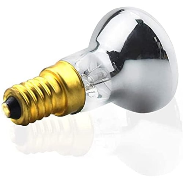 2-pak R39 E14 Reflekterende Glødelampe Spotlight Dimbar Lava Lampe 25W S