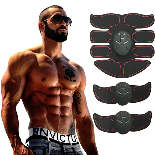 EMS-muskelstimulator, smart fitness, magtræning, elektrisk krop, vægttab, slankeenhed 6Pack3IN1-Hip