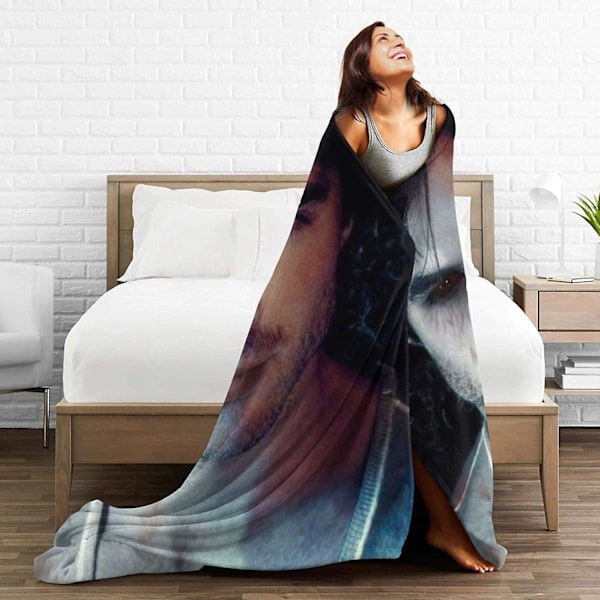 Ian Somerhalder Damon Salvatore Ultramjuk Mikrofiberfilt för Hem Soffa Mysig Varm 3D-tryckt Filt för Barn Vuxna Bra Säng 80x60in 200x150cm