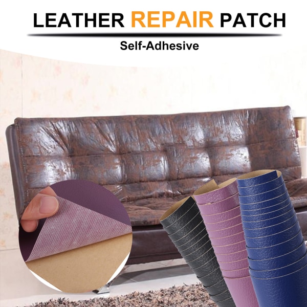 Lærreparasjonstape Sofa Reparationsklistremerker BEIGE beige