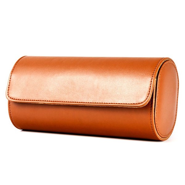 Klockrulle Watch CASE 3 FACK 3 FACK Brun Brown 3 Slot-3 Slot