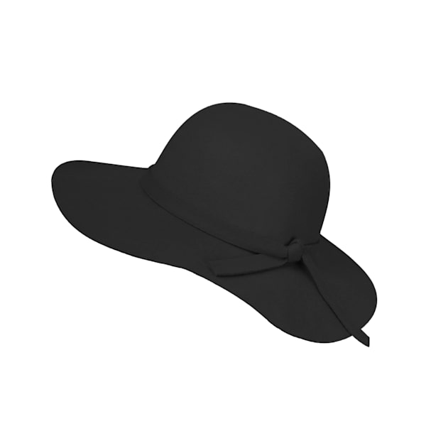 Vintage Floppy-Hat til piger - Bredskygget filt bowler-hat