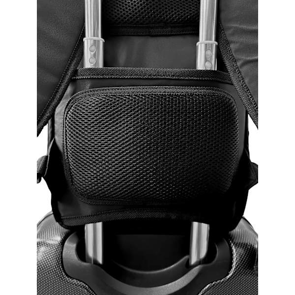 Reppu 40x20x25 käsimatkatavaraksi Ryanair ja Wizz black 494
