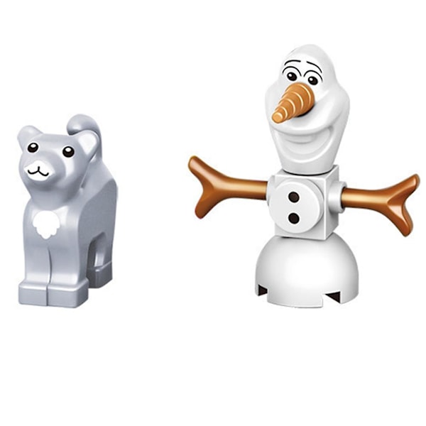 365 osaa Elsan linna tytölle, DIY-lelurakennussetti ABS Frozen-elokuva lahja uusi