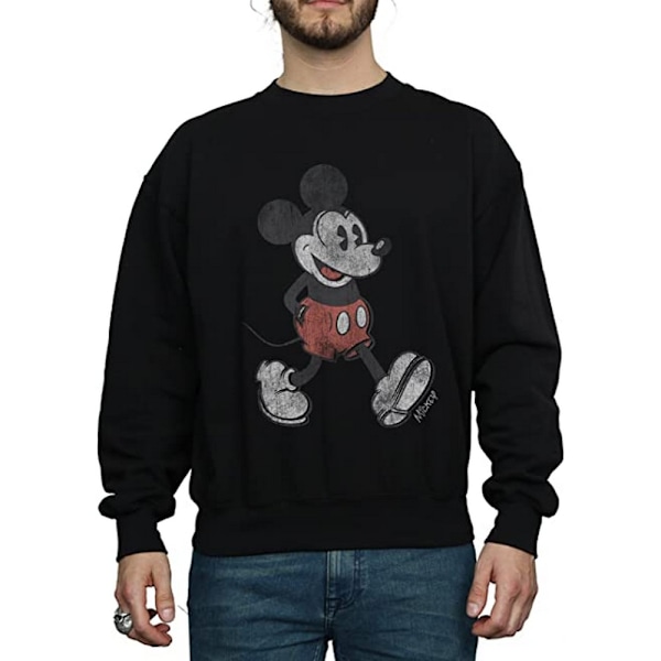Mickey Mouse Unisex Voksen Gå Sweatshirt XXL Sort XXL Black