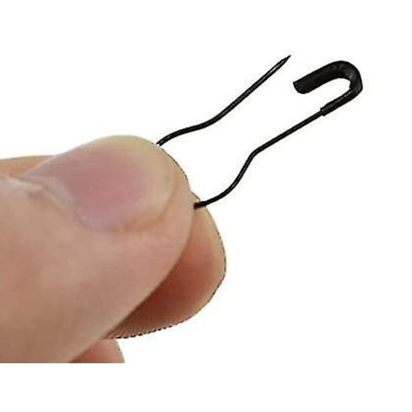 1000 kpl sipulisäkerhetsneuloja, metallikurpitsaneuloja, pienet neulat, turvanaula black