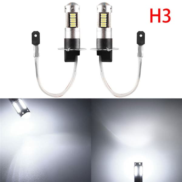 2 stk. 4014 Chip H3 LED 30-SMD-XS9- white