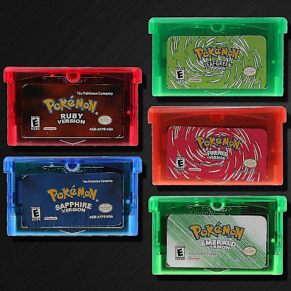 Fan Advance Gameboy Spelkassett Spelkort för Ndsl/gbc/för Gbm/för Gba/sp 5 Stilar-X43-