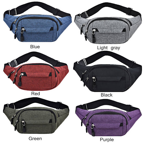 Vyölaukku Fanny Pack MUSTA Black