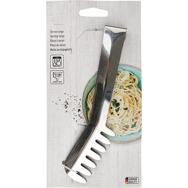 20,8*3,4cm Spaghetti Tång Rostfritt Stål Silver