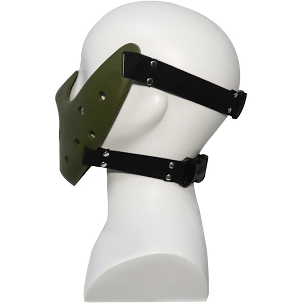Infinity Gauntlet Hannibal Lecter Maske The Silence of The Lambs Resin Horrible Killer Film Maske Green