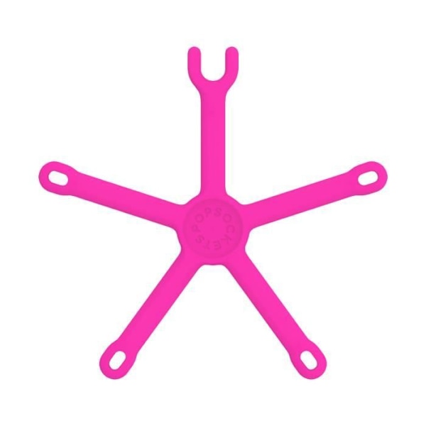 PopMount 2 Smartphonehållare Flexibel Silikon Multifunktion PopSockets Rosa