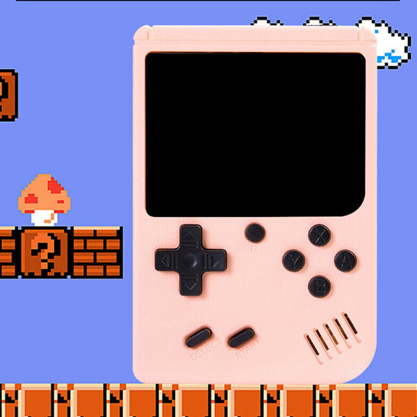 Klassiska spel Handhållna Retro videospel Gameboy Kids Gifts YTU pink