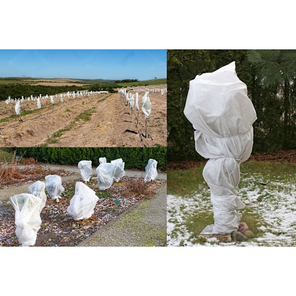 2-pack vinterväxtskydd - 100 x 80 cm, växtöverdrag