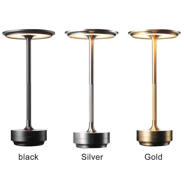 Sladdlös bordslampa - Dimbar, uppladdningsbar, vattentät gold