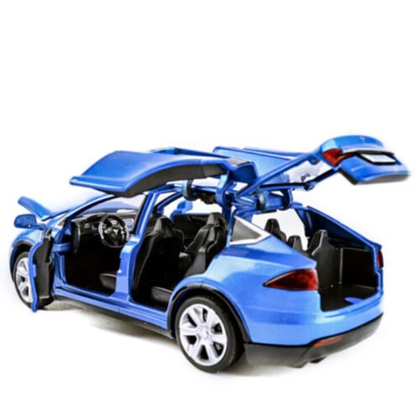 Tesla Model X 90D SUV 1:32 modelbil Auto Diecast legetøj