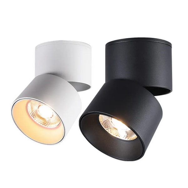 Hotell 25W LED-spotlight Roterbar White shell white light 6000K