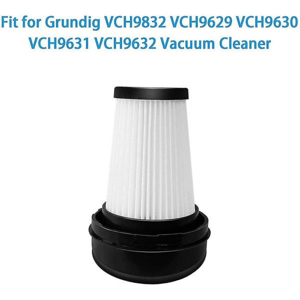 3-pak filter til Grundig Vch9832 Vch9629 Vch9630 støvsuger--