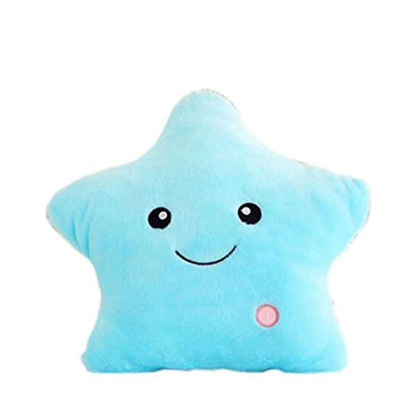 Regenboghorn Glowing Flashing LED Light Star Plush Toy Stuffed Cute Star Figure 32cm, Color