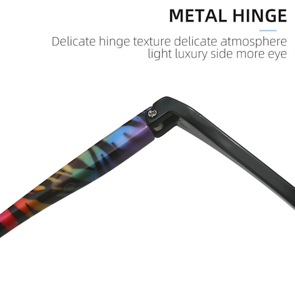 Roterende Makeup Læsebriller Foldbare Briller MULTICOLOR Multicolo Strength 2.00-Strength 2.00 Multicolor