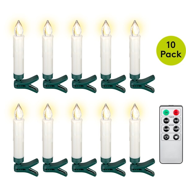 10 langatonta LED-joulukuusen valoa